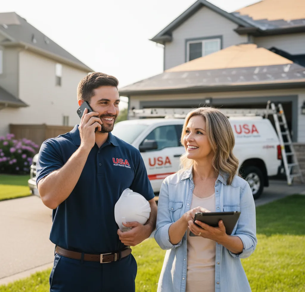 USA Roof Repair Experts customer support in Marble Hill